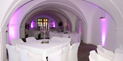 Hochzeit - Personenanzahl - Hof (Tiefgraben) - Gewölbe - Schlosshotel Mondsee