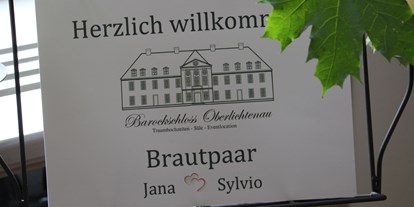 Hochzeit - Hochzeitsessen: Catering - Deutschland - ohne Worte - Barockschloss Oberlichtenau