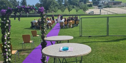 Hochzeit - Art der Location: Restaurant - Klostertal - Hochzeit im Freien - Gasthaus zur Dorfwirtin