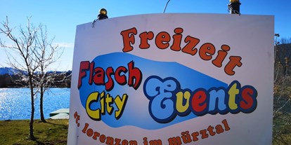 Hochzeit - barrierefreie Location - Hochsteiermark - Flasch City am Freizeitsee