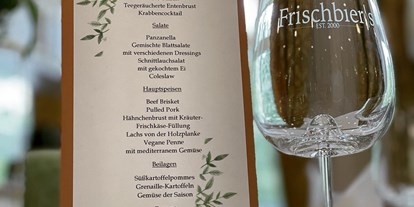 Hochzeit - Hochzeitsessen: mehrgängiges Hochzeitsmenü - Ensdorf (Saarlouis) - Frischbier’s Eventlocation