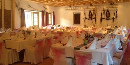 Hochzeit - Art der Location: Eventlocation - Region Schwaben - Talscheune - Hotel und Restaurant Lochmühle