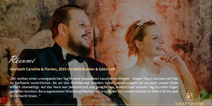 Hochzeit - Geeignet für: Private Feier (Taufe, Erstkommunion,...) - Schwäbische Alb - Kraftwerk Rottweil