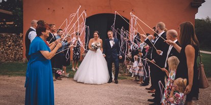 Hochzeit - Schleswig-Holstein - Hochzeitsspalier auf Hof Viehbrook. - Hof Viehbrook