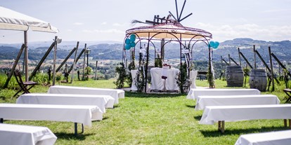 Hochzeit - Art der Location: im Freien - Graz - Der perfekte Ort um "JA, ich will" zu sagen. - Weingartenhotel Harkamp