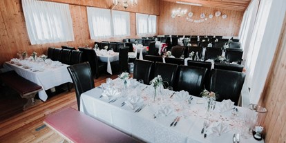 Hochzeit - Garten - Tirol - Der Festsaal des Bogner Aste für eure Traumhochzeit. - Bogner Aste 