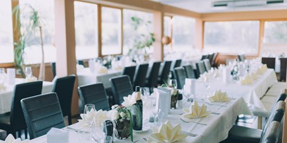 Hochzeit - Hochzeitsessen: Catering - Tiroler Unterland - Der Festsaal der Fischerstube am Reintalersee. - Restaurant Fischerstube