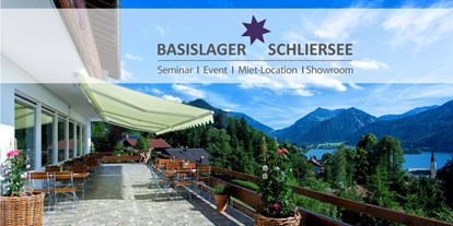 Hochzeit - barrierefreie Location - Oberaudorf - Traum Blick für die Traumhochzeit von unserer Terrasse über den Schliersee zur Brecherspitz. - Basislager Schliersee