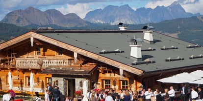 Hochzeit - Art der Location: Hotel - Tiroler Unterland - Trauung auf der Terasse - Die Almen - Saalbach Hinterglemm 