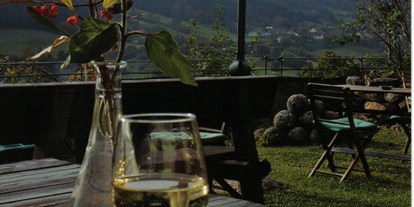 Hochzeit - Hunde erlaubt - Region Wachau - Terrasse - Hotel Burg Oberranna