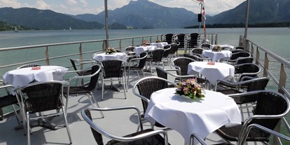 Hochzeit - externes Catering - Region Mondsee - Sonnendeck - Mondsee Schifffahrt Hemetsberger