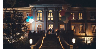 Hochzeit - nächstes Hotel - Brandenburg - Schloss Stülpe bei Nacht. - Schloss Stülpe