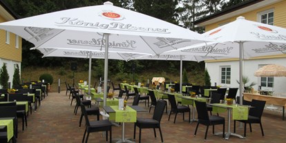 Hochzeit - Art der Location: Restaurant - Thüringen Ost - Terrasse - Atrium Hotel Amadeus