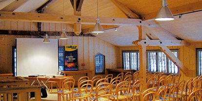 Hochzeit - Umgebung: am Land - Schweiz - Der Dachsaal - Trinkhalle am Kleinen Rugen