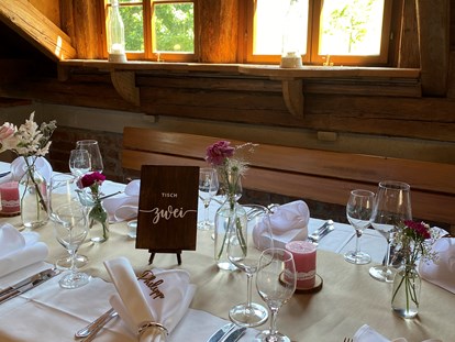 Hochzeit - Hochzeits-Stil: Rustic - Sipbachzell - Presshaus beim Freiseder am Pöstlingberg 