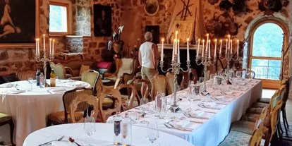 Hochzeit - Umgebung: in den Bergen - Welschnofen - Der Leopoldsaal des Schloss Wangen Bellermont für eure Hochzeit in Südtirol. - Schloss Wangen Bellermont