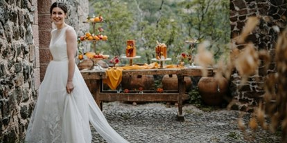 Hochzeit - Art der Location: Schloss - Italien - Sweet Table oder Sektempfang im Nordgarten. - Schloss Wangen Bellermont