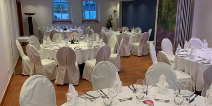 Hochzeit - Art der Location: Restaurant - Hessen Süd - Eventfläche eingedeckt - Hofgut Georgenthal