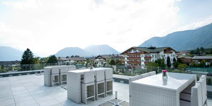 Hochzeit - Umgebung: am Land - Zugspitze - Blick von der Dachterrasse des Greenvieh. - Greenvieh Chalet