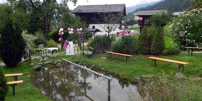 Hochzeit - Garten - Zell am See - Seelackenmuseum