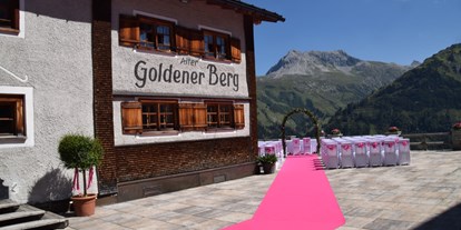 Hochzeit - Art der Location: ausgefallene Location - Alpenregion Bludenz - Hotel Goldener Berg & Alter Goldener Berg
