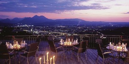 Hochzeit - nächstes Hotel - Bad Reichenhall - Dies ist unsere Aussicht auf die Stadt Salzburg - Panoramagasthof DaxLueg