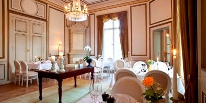 Hochzeit - Hochzeitsessen: À la carte - Seenplatte - Das Restaurant neben dem Gartensaal auf Schloss Kittendorf. - Hotel Schloss Kittendorf