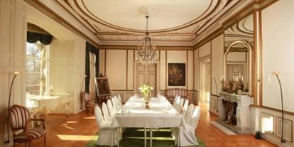 Hochzeit - interne Bewirtung - Hohen Demzin - Der Gartensaal des Schloss Kittendorf. - Hotel Schloss Kittendorf