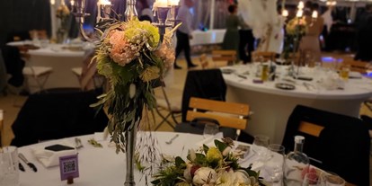 Hochzeit - Hochzeitsessen: Buffet - Sachsen-Anhalt Nord - Transparentes Eventzelt am Wolfstein im Harz