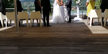 Hochzeit - Umgebung: am See - Wörthersee - Intime Trauung auf der Sonnenterrasse - Hotel Parks Velden