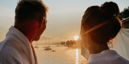 Hochzeit - Umgebung: am See - Wörthersee - Sonnenaufgang auf der Terrasse - Hotel Parks Velden