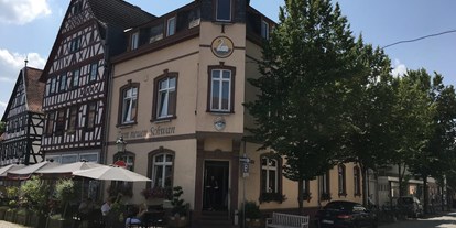 Hochzeit - Art der Location: Restaurant - Hessen Süd - Außenansicht  - Zum neuen Schwan 
