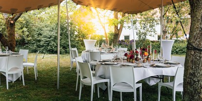Hochzeit - Umgebung: in Weingärten - Mainz - Garten Hochzeit, Open-Air - Hofgut Wißberg - Das Weinberg Hotel