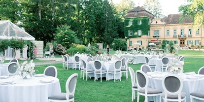 Hochzeit - Frühlingshochzeit - Weichselbaum (Weichselbaum) - Park und Zeltplatz für die Feier - Palais Kneissl