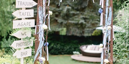 Hochzeit - Art der Location: im Freien - Österreich - Heiraten im Garten des Landgasthof KRONE in Niederösterreich. - Landgasthof Krone
