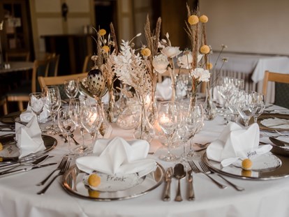 Hochzeit - Geeignet für: Geburtstagsfeier - Niedersachsen - Idee für Tisch-Deko - Brackstedter Mühle - Hotel & Restaurant