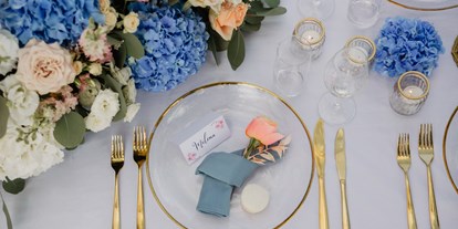 Hochzeit - Hochzeitsessen: Buffet - Berlin-Stadt Mitte - Auf Wunsch stellen wir mit euch eure ganz individuelle Tischdekoration zusammen. - Richtershorn am See