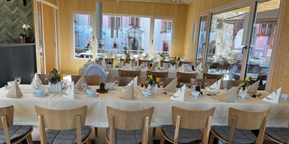 Hochzeit - Art der Location: Schloss - Deutschland - Helene das Burgrestaurant im Burghof mit Panormablick - VESTE HELDBURG 