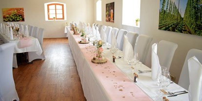 Hochzeit - Art der Location: Gasthaus - Der Festsaal des Stanglbräu bietet Platz für bis zu 120 Hochzeitsgäste. - Stanglbräu