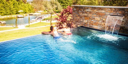 Hochzeit - Umgebung: im Park - Steiermark - Premium Chalet Steppenfuchs mit eigenem Infinity Pool - Golden Hill Country Chalets & Suites