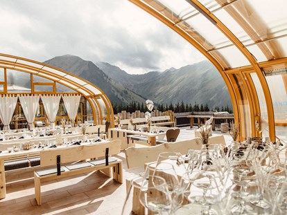 Hochzeit - Art der Location: Eventlocation - Tarrenz - Das VIEW - Die Hochzeitslocation in Tirol. - Das View - the Pop-Up