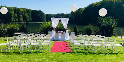 Hochzeit - Hochzeitsessen: 5-Gänge Hochzeitsmenü - Nordrhein-Westfalen - Freie Trauung direkt am See - Club Astoria