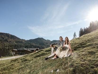 Hochzeit - Preisniveau: moderat - Bad Gastein - Die Tiergartenalm bietet zahlreiche Hotspot für unvergessliche Hochzeitsfotos. - TIERGARTEN ALM