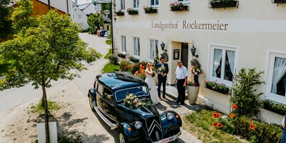 Hochzeit - Hochzeitsessen: mehrgängiges Hochzeitsmenü - Geisenfeld - hauseigener Oldtimer - Landgasthof Rockermeier