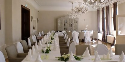 Hochzeit - Hochzeitsessen: 3-Gänge Hochzeitsmenü - Vorpommern - Hochzeitstafel - Schloss Krugsdorf Hotel & Golf