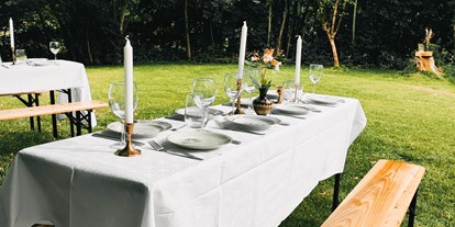 Hochzeit - Geeignet für: Private Feier (Taufe, Erstkommunion,...) - Niedersachsen - Feiern unter der alten Linde - Granetal.Quartier