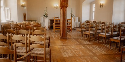 Hochzeit - Art der Location: Scheune - Beichlingen - Rittersaal / Trauungsraum für Brautpaare - Wasserburg Heldrungen