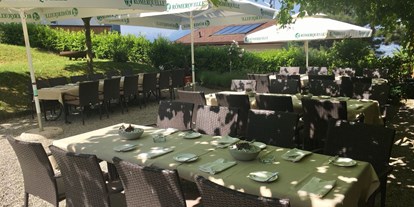 Hochzeit - Art der Location: Restaurant - Vorarlberg - Gastgarten - Berghof "Genusswerkstatt" Hohenems