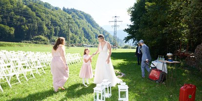Hochzeit - Art der Location: Eventlocation - St. Gallenkirch - Freie Trauung im Adler
50 Meter vom Hotel entfernt  - Relax- & Vitalhotel Adler