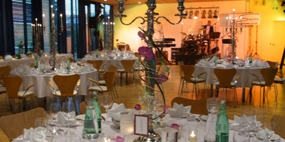 Hochzeit - nächstes Hotel - Oberstaufen - Dekorierter Festsaal - Vienna House Martinspark Dornbirn